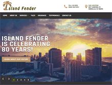 Tablet Screenshot of islandfender.com